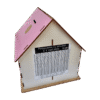 Alcancia House Bonetto en MDF en colores