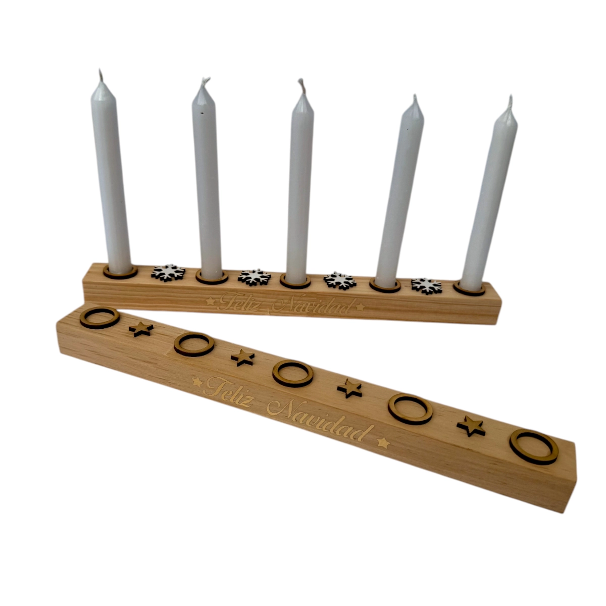 PORTAVELAS BASE MADERA - Imagen 5