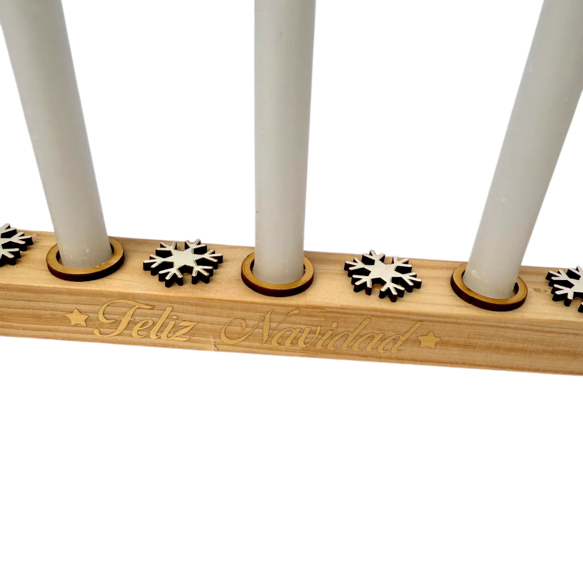 PORTAVELAS BASE MADERA - Imagen 4